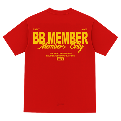 RED MBRCLUB TEE